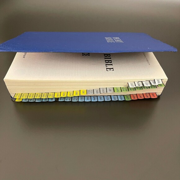 Holy Bible New International Version NIV Zondervan with Chapter Book Marks - Picture 4 of 7